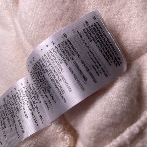 Adidas Kids Cozy White Hoodie - Picture 9 of 10